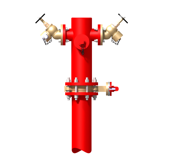 消火栓模型3D图纸 STP格式
