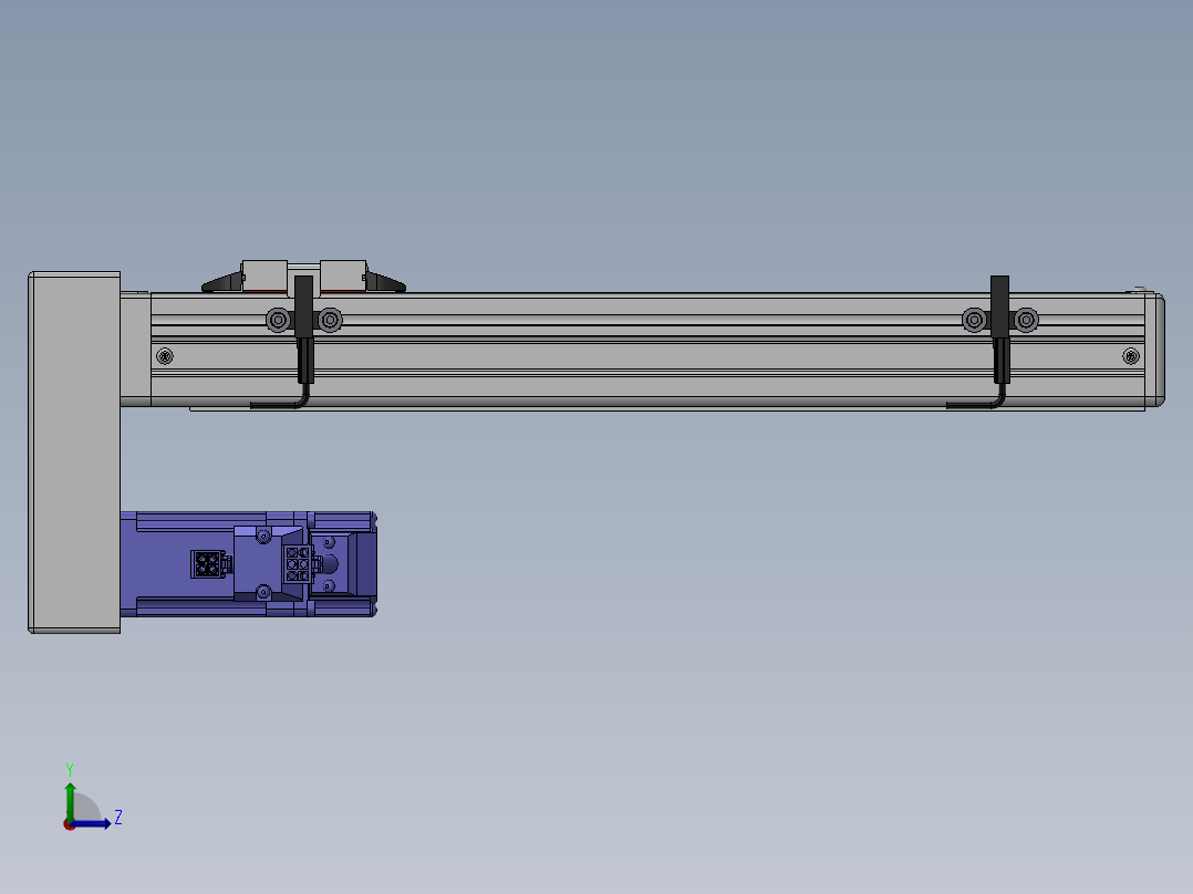 精密模组MY50-T10-250L-BM-P10B-C4-C左视图
