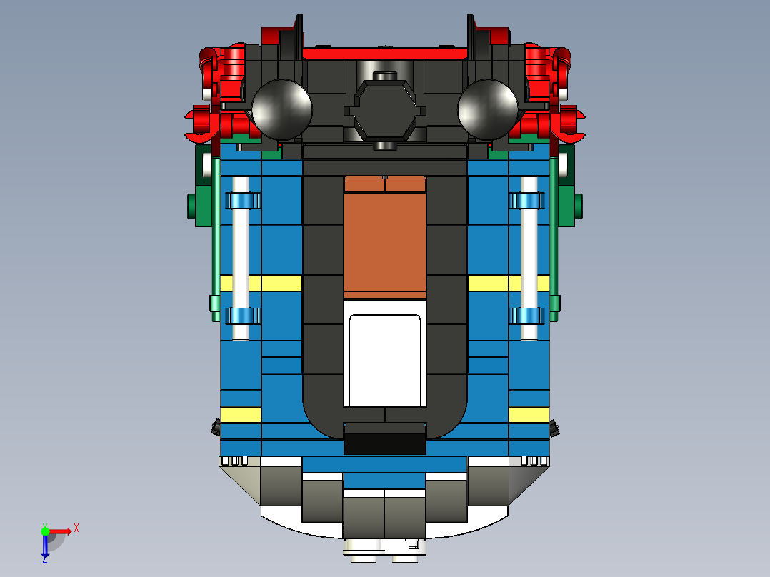 带招标的蒸汽机车 DR 18 201俯视图