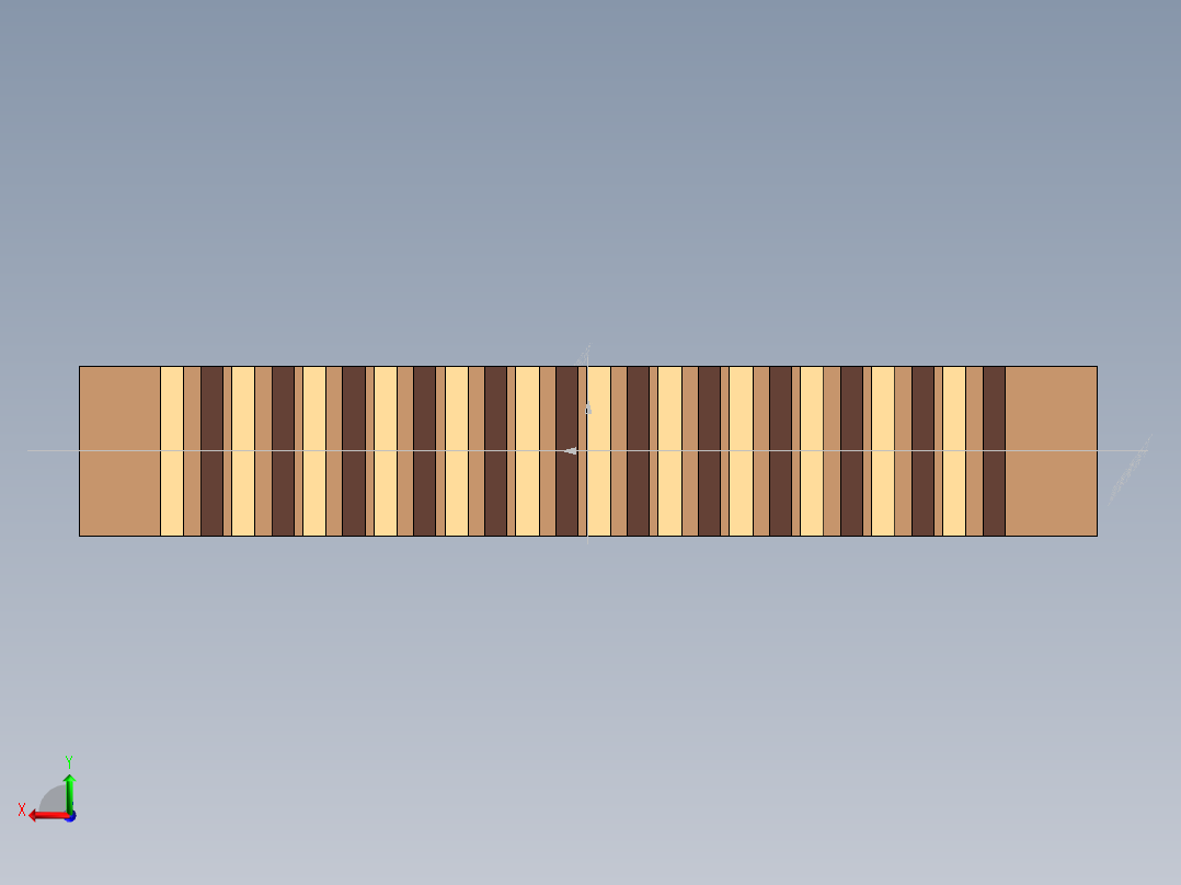 S17 滑动齿条后视图