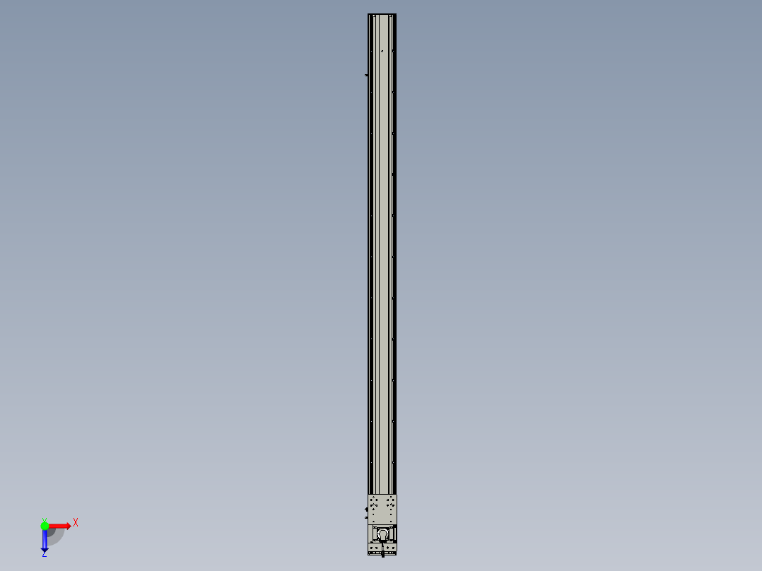 东锦齿条传动DH136G-S2300-BU-减速机+P400W俯视图