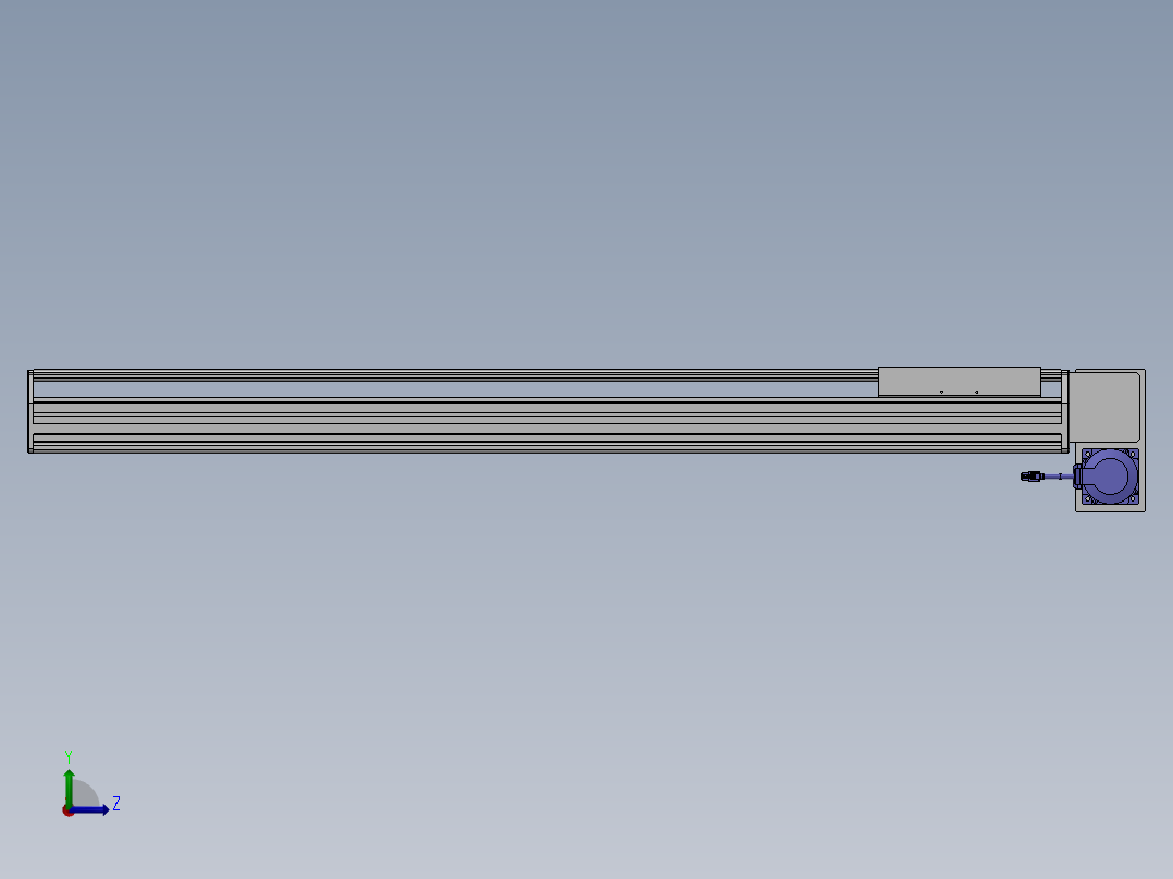 精密模组MT220-L150-1100-RD-M75-C4左视图