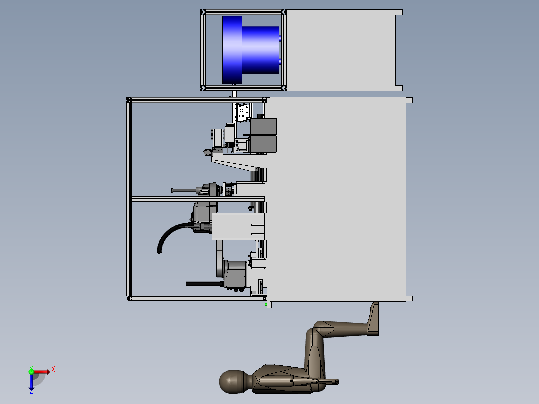 齿轮盖自动组装sw18可编辑俯视图