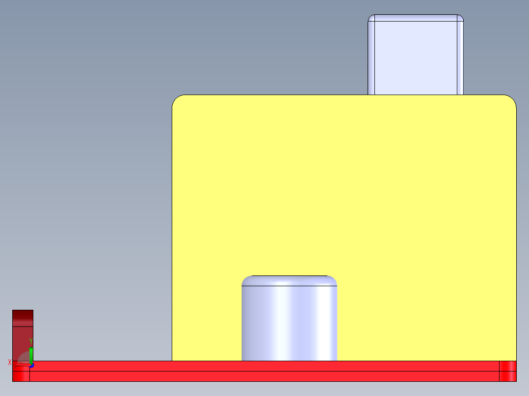 solidworks 木制儿童玩具设计后视图