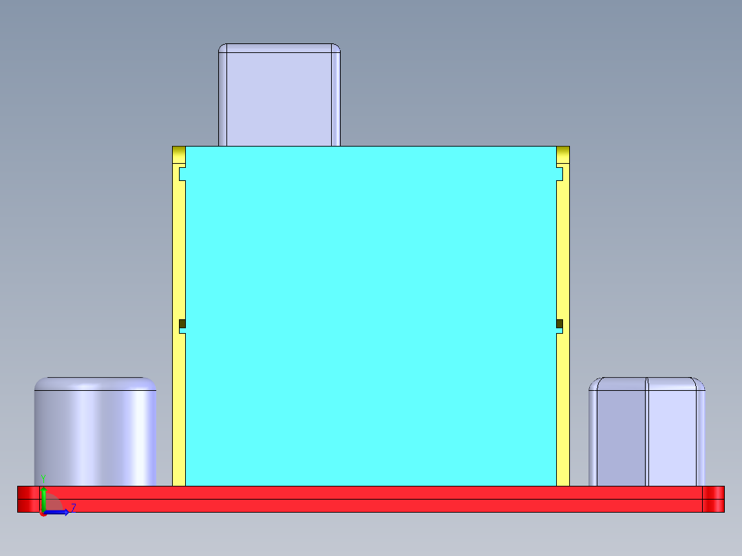 solidworks 木制儿童玩具设计左视图