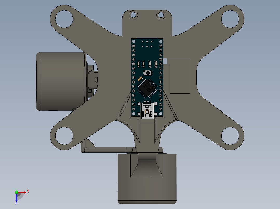 传感器 (1)俯视图