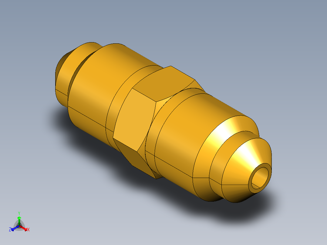 扩口式工业通用硬管接头Union 42F-2