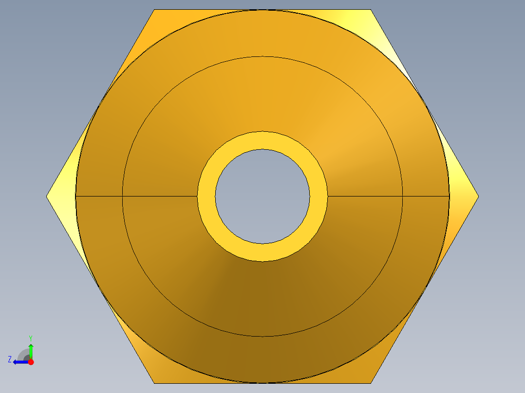 扩口式工业通用硬管接头Union 42F-2右视图