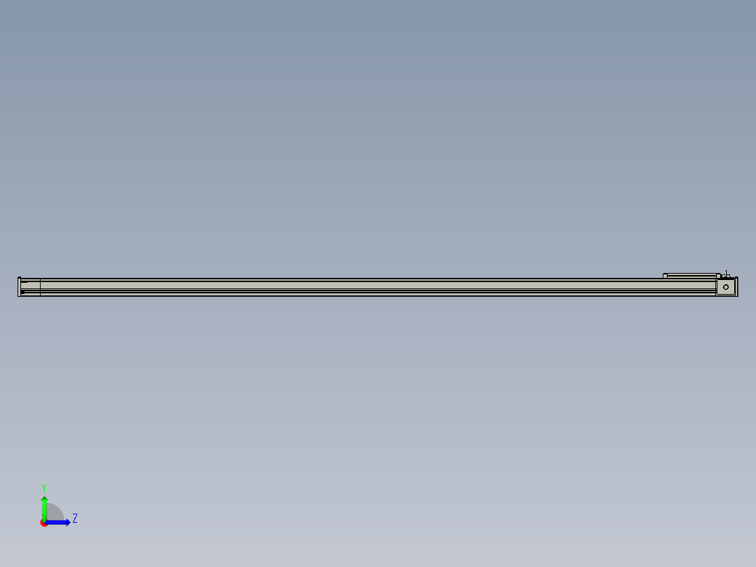 欧规系列-LB8-L150-S2700-BL-ZP75-C3左视图