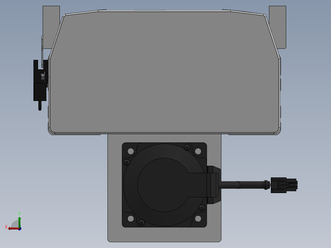 精密模组MY220-T10-1100L-BM-P75B-C4-C后视图