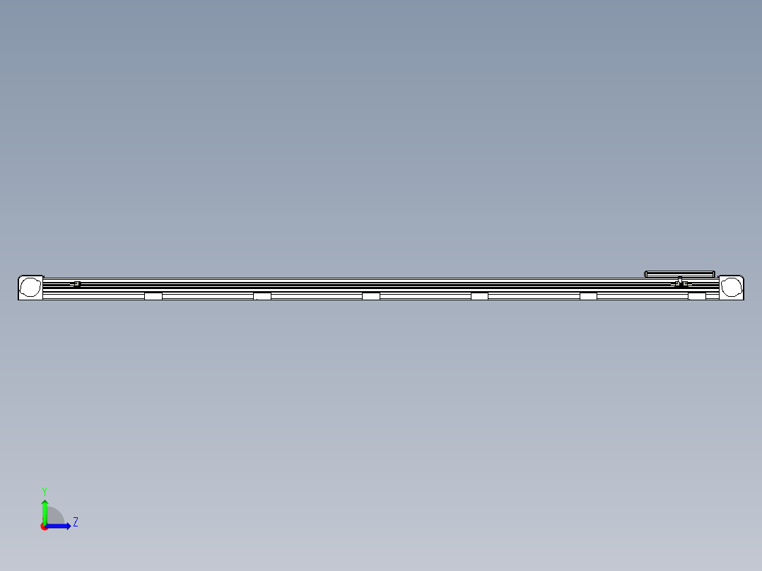 同步带滑台-欧规B8H-L176-S2200-L-ZP40-D3-N5左视图