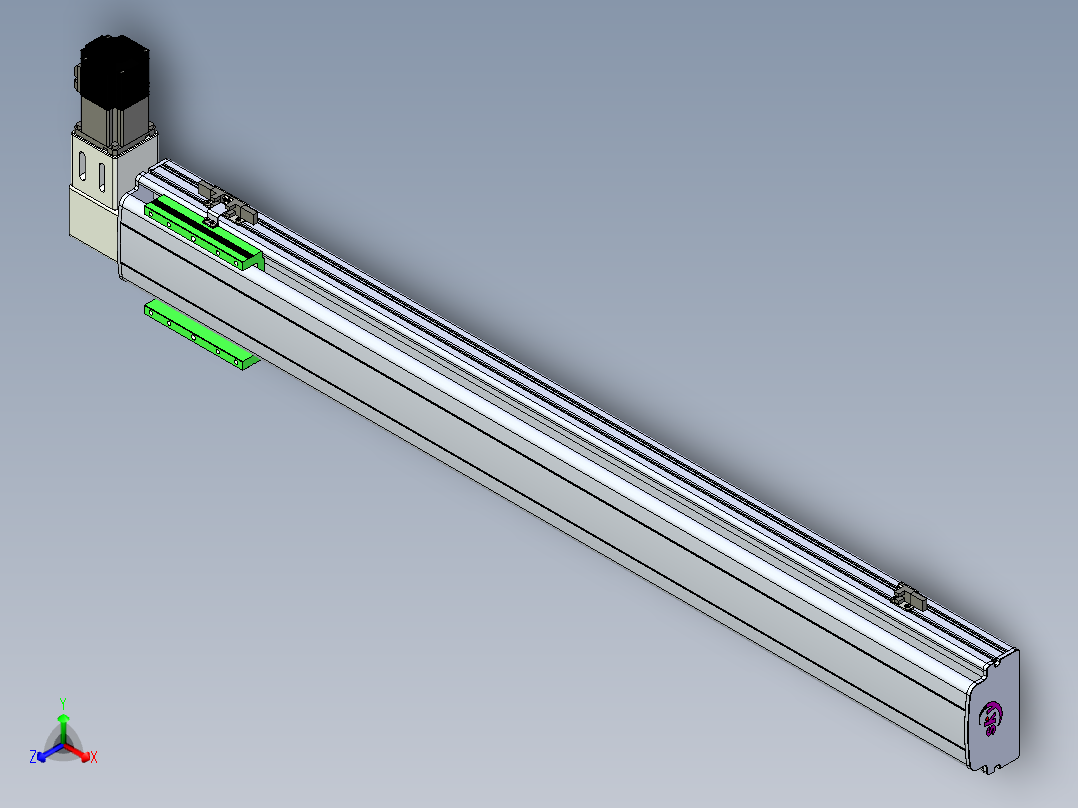 同步带滑台-半封闭B13-L90-S950-R-P40-D3