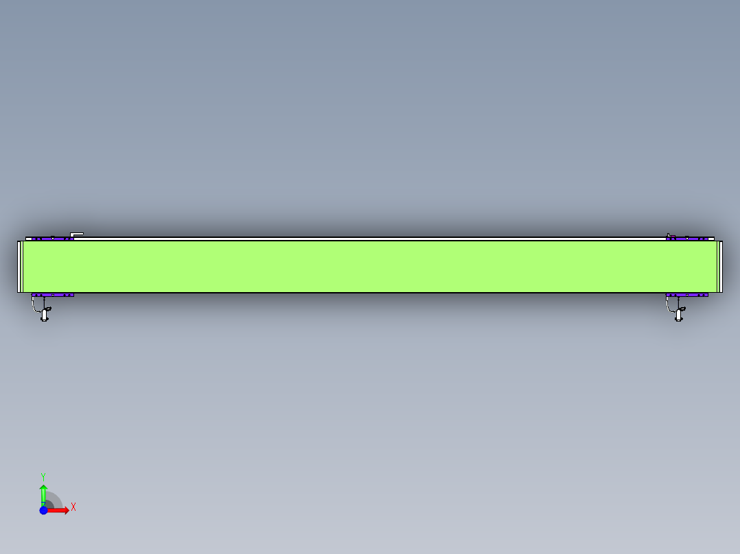 威洛博VL系列3d模型模组2VL22H2Y-S2500前视图