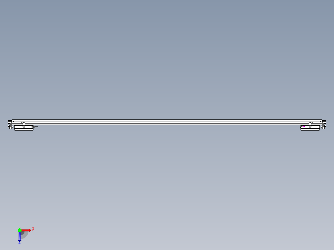 威洛博VL系列3d模型模组2VL22H2Y-S2500俯视图