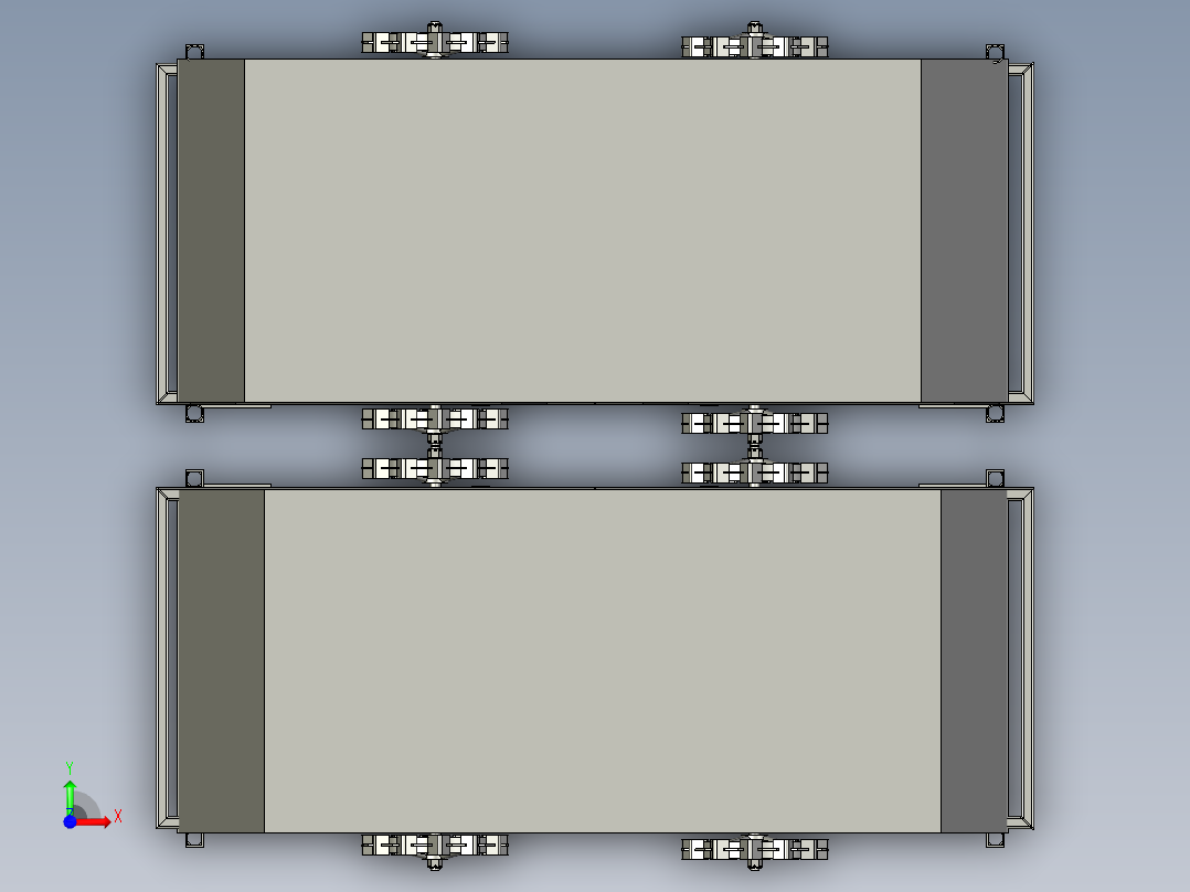 农田翻土机前视图