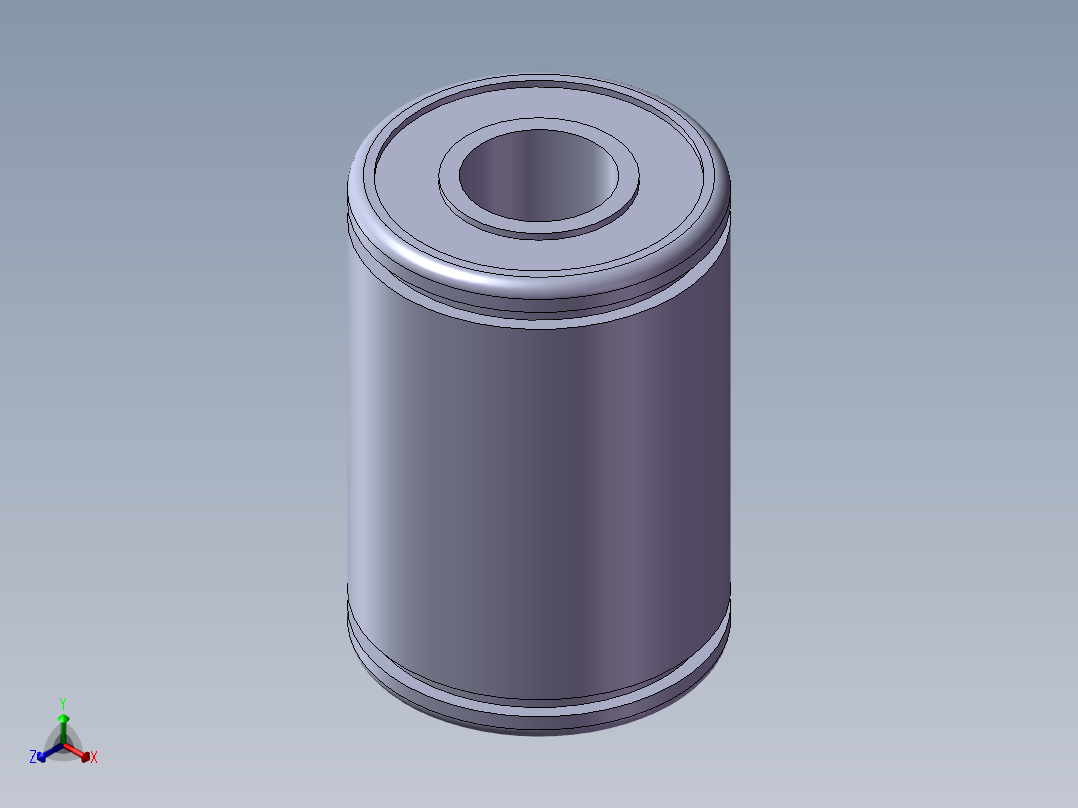 S13 直线轴承正等轴测图