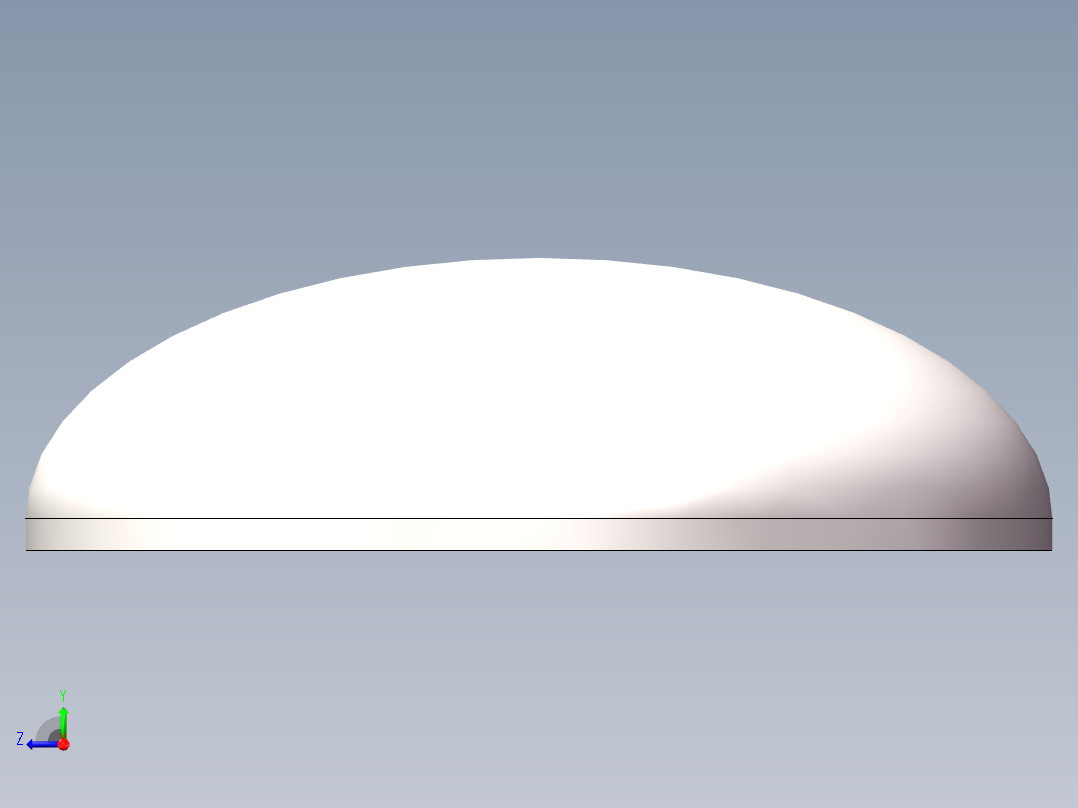 EHA椭圆形封头DN800右视图