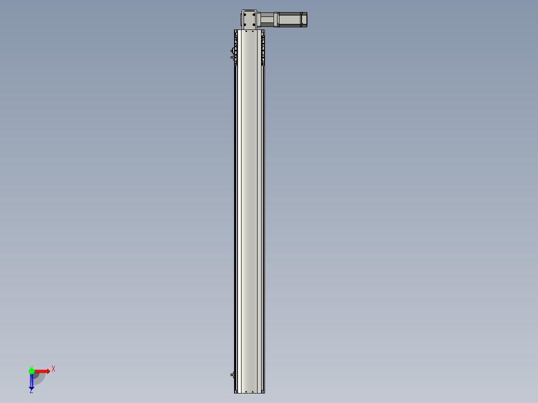 东锦同步带传动-直线滑台模组DH120B-L125-S1200-BL-P400W-C3俯视图
