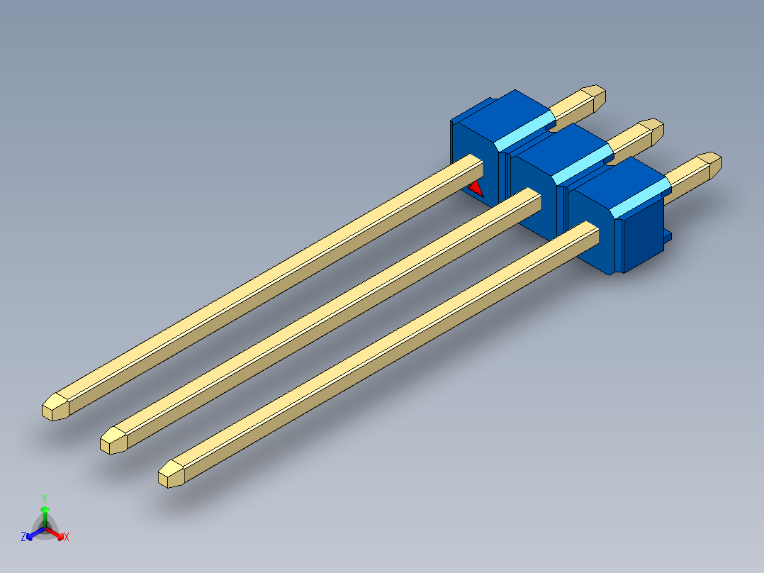 彩色公头100mil（2.54mm）系列-DS1021_blue_1x03p_100mil_Type19_rev1.0