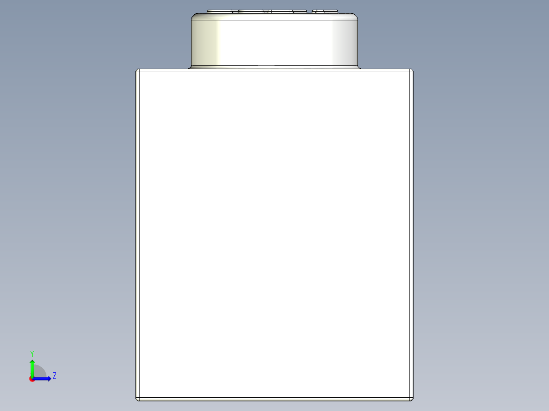 乐高套装 4421基本积木-301001 White Brick 1 x 4.STEP左视图