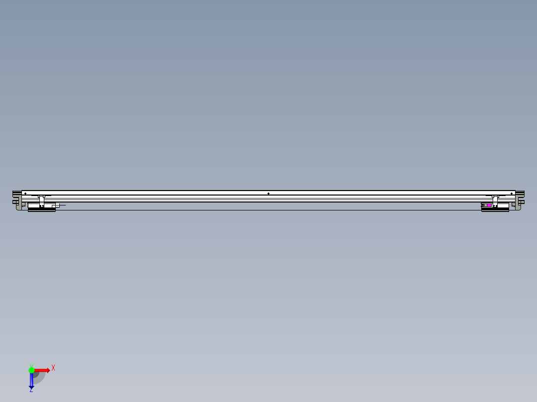 威洛博VL系列3d模型模组2VL14S1Y-S1650俯视图