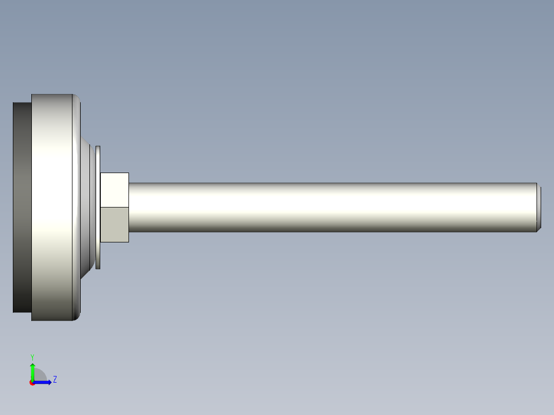 固定腳座5552-3D多系列多零件图纸模型左视图