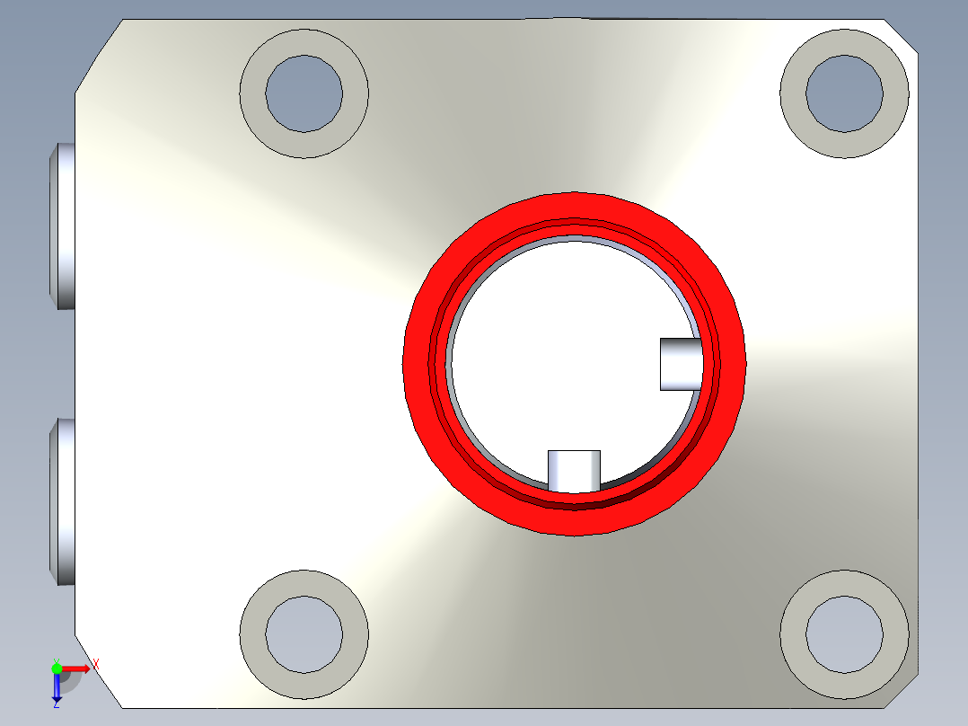 KOSMEKLHS0360-GL-F多系列多零件图纸模型俯视图