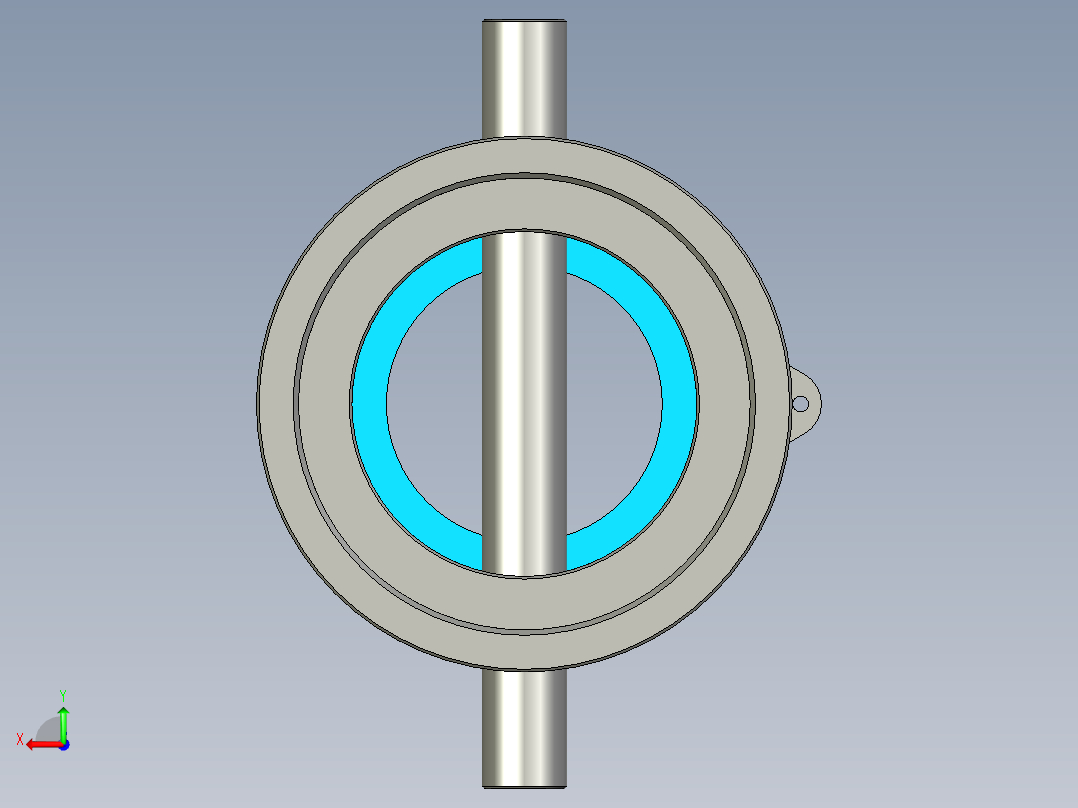 DN80长300mmA型接头装车短接后视图