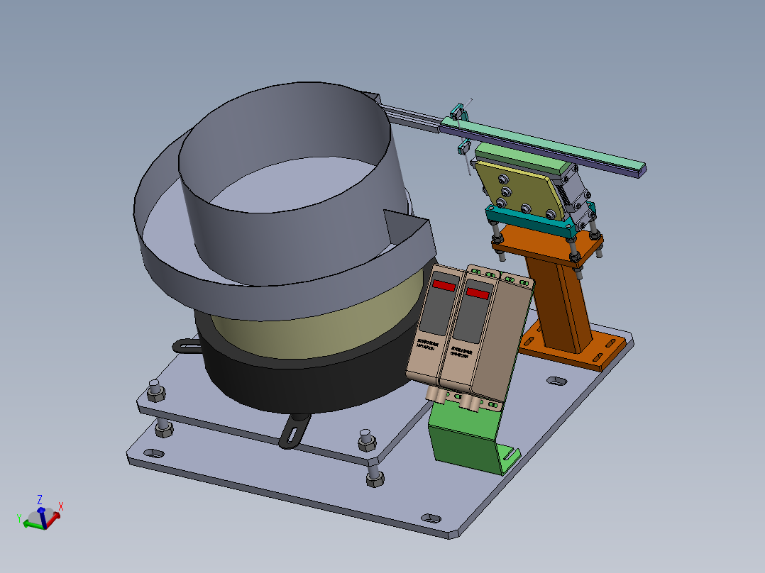 振动盘 外直径450 带直线送料器 300-2方案