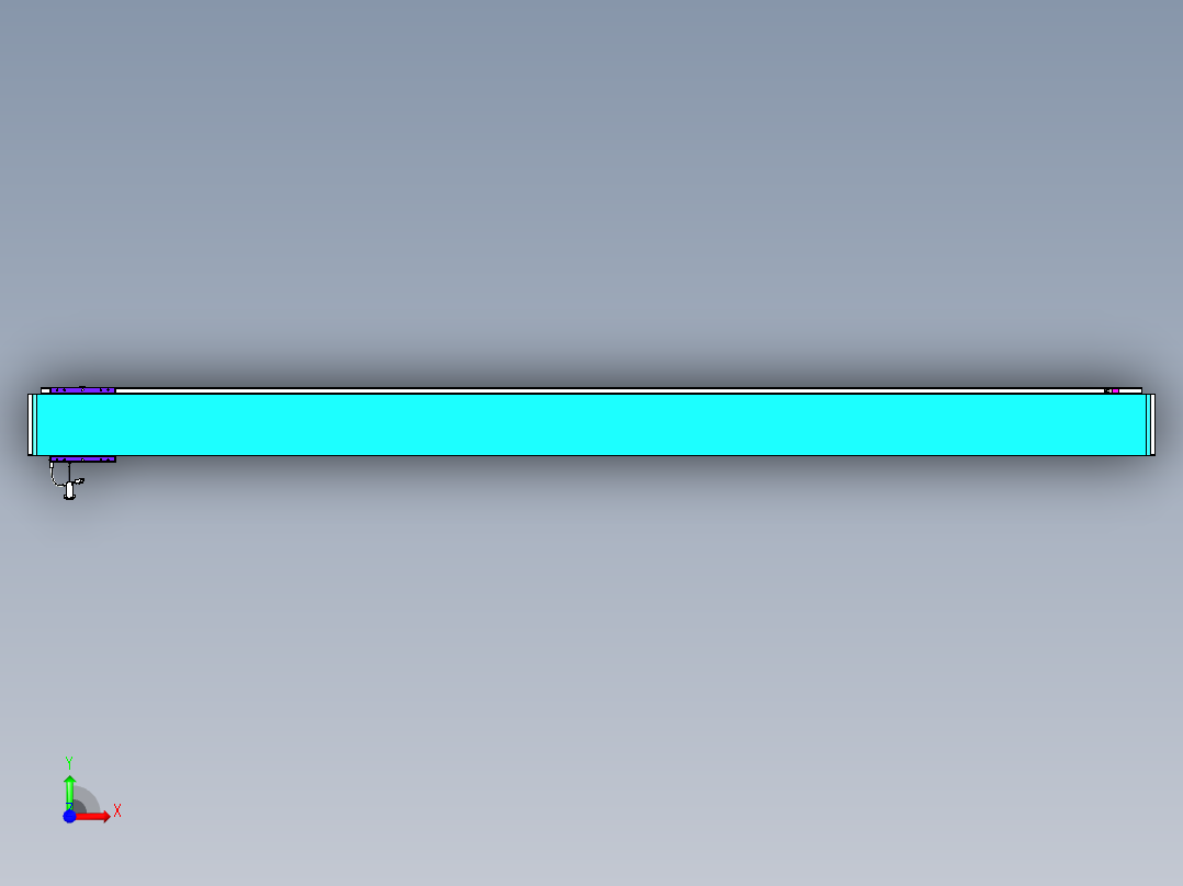 威洛博VL系列3d模型模组VL17E2Y-S2800前视图