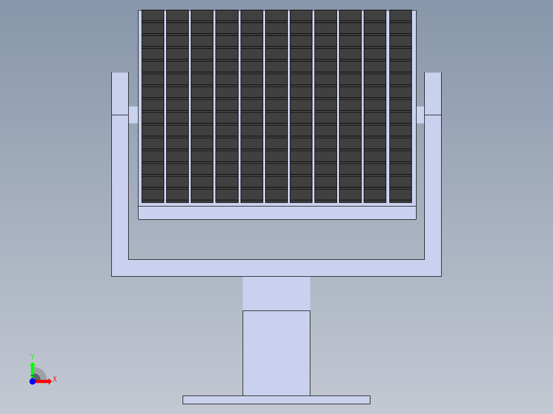 太阳能电池板可移动转台1321820==100前视图