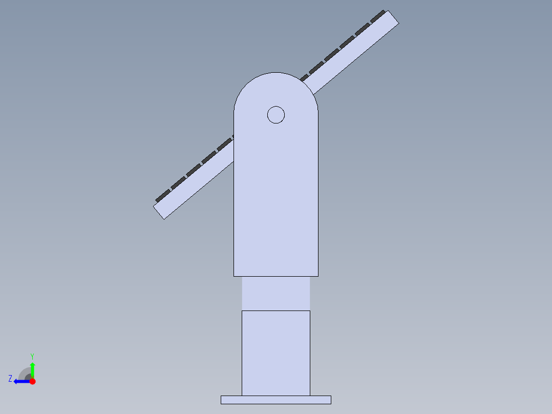 太阳能电池板可移动转台1321820==100右视图