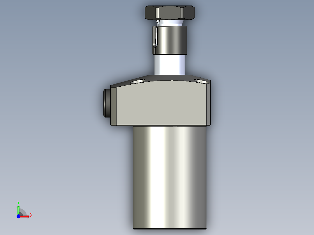 KOSMEKLHS0360-CR-Y30多系列多零件图纸模型前视图