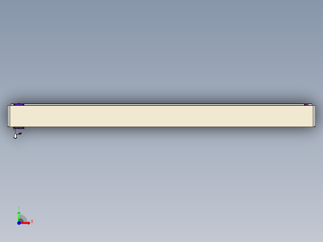 威洛博VL系列直线电机模组-VL22H1-S2950前视图