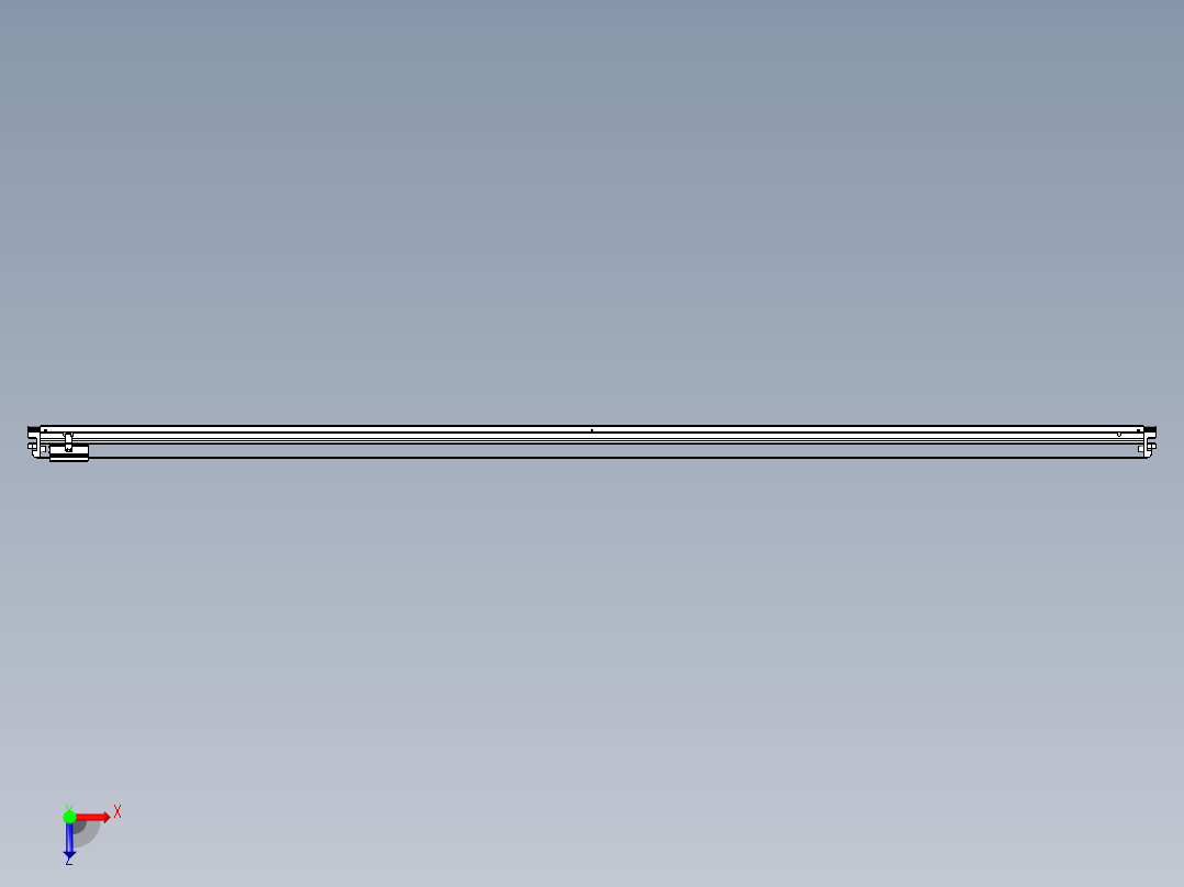 威洛博VL系列直线电机模组-VL22H1-S2950俯视图