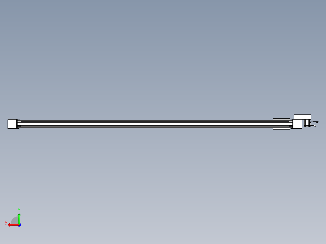 威洛博LB.GB同步带传动--欧规系列GB8-L96-S2700-BR-P40后视图