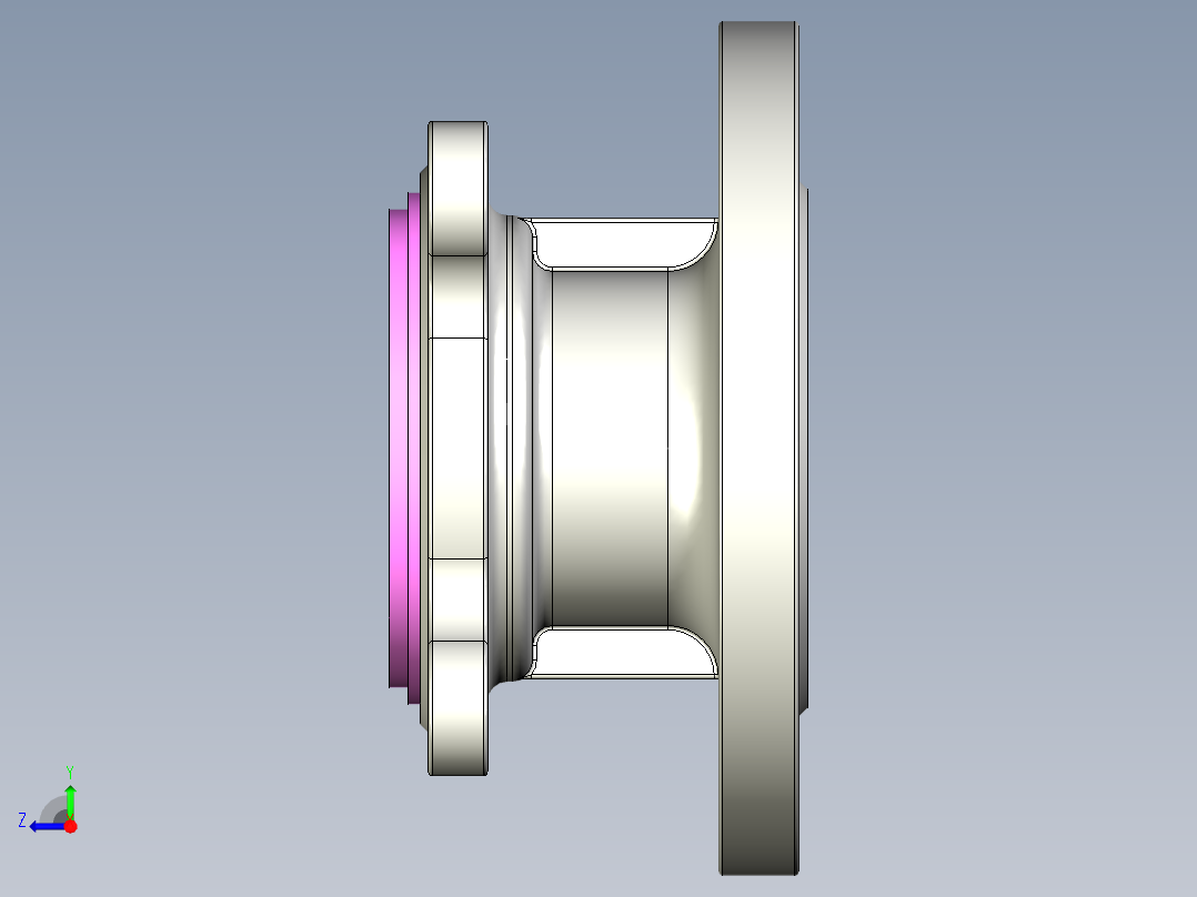 管道手动球阀-水管开关阀-手动阀门User Library-md52c150dn50-1_MD52C150DN50.FCP右视图
