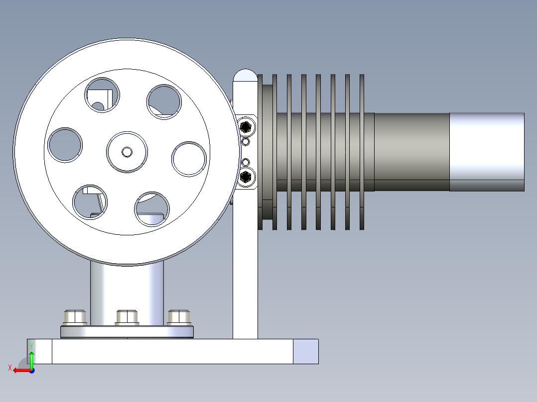 发动机 (20)后视图