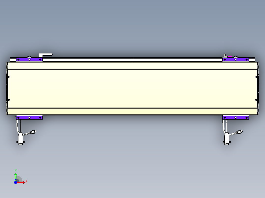 威洛博VL系列3d模型模组2VL22H1Y-S700前视图