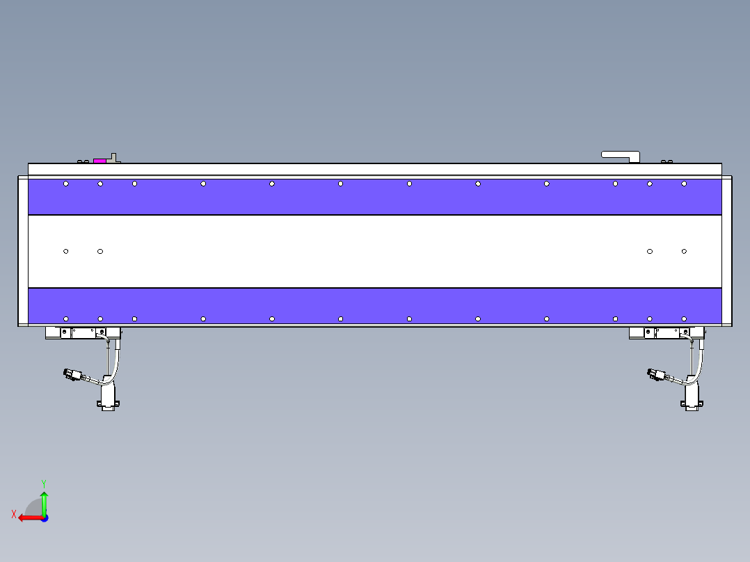 威洛博VL系列3d模型模组2VL22H1Y-S700后视图