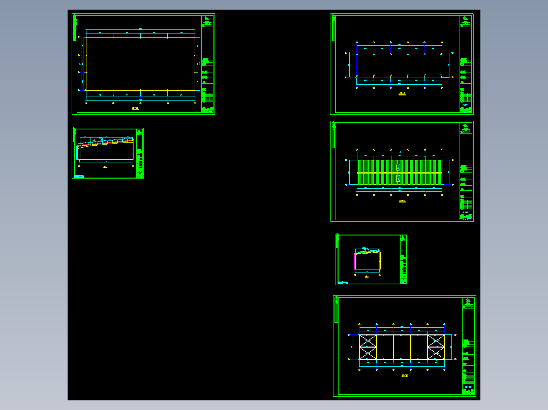 某公司钢结构彩钢CAD