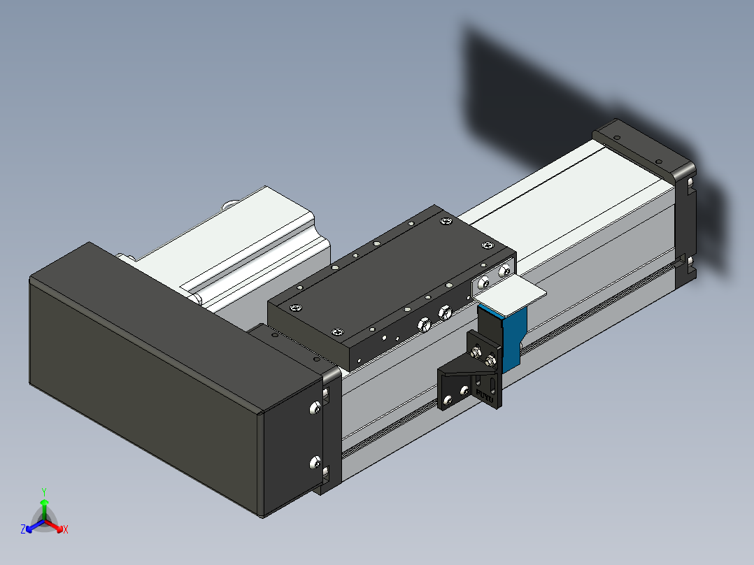 模组FSL60 E100 10C7-BR-B60正等轴测图