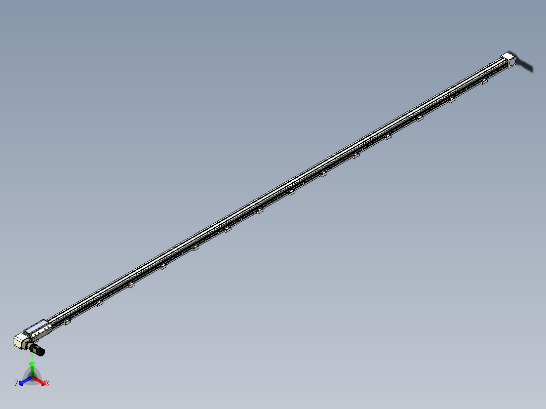 同步带滑台-欧规B8H-L176-S5700-L-ZP40-D3-N5正等轴测图