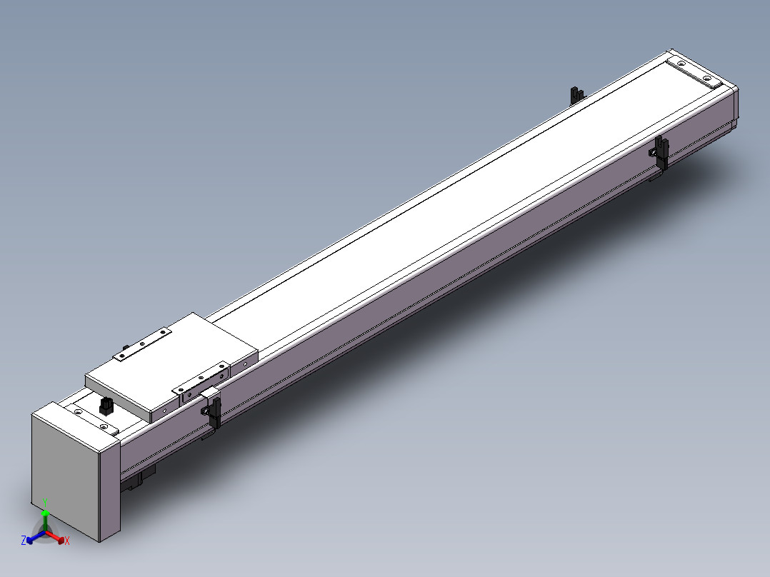 精密模组MC100-L05-700-BM-M10-C4正等轴测图