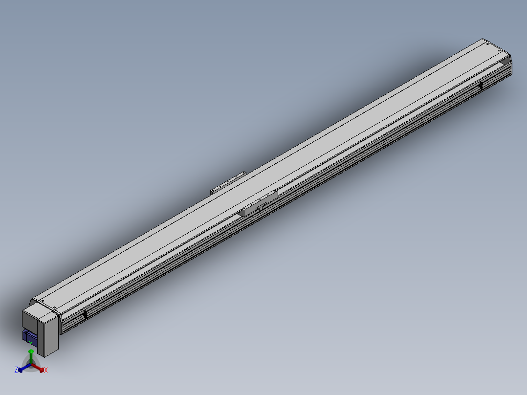 精密模组MT220-L150-2700-RD-M75-C4正等轴测图