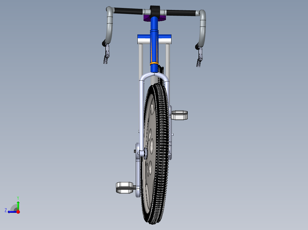 066-自行车右视图