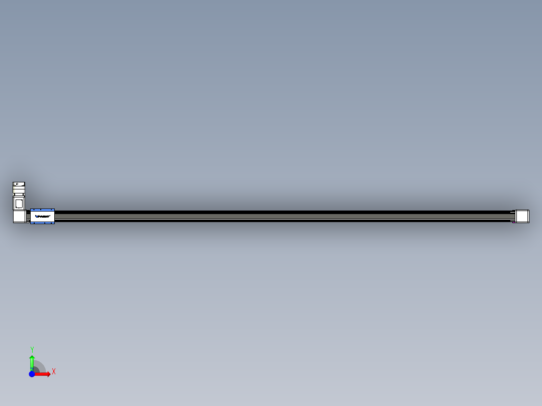 威洛博LB.GB同步带传动--欧规系列GB8-L192-S3400-BR-P75-K前视图