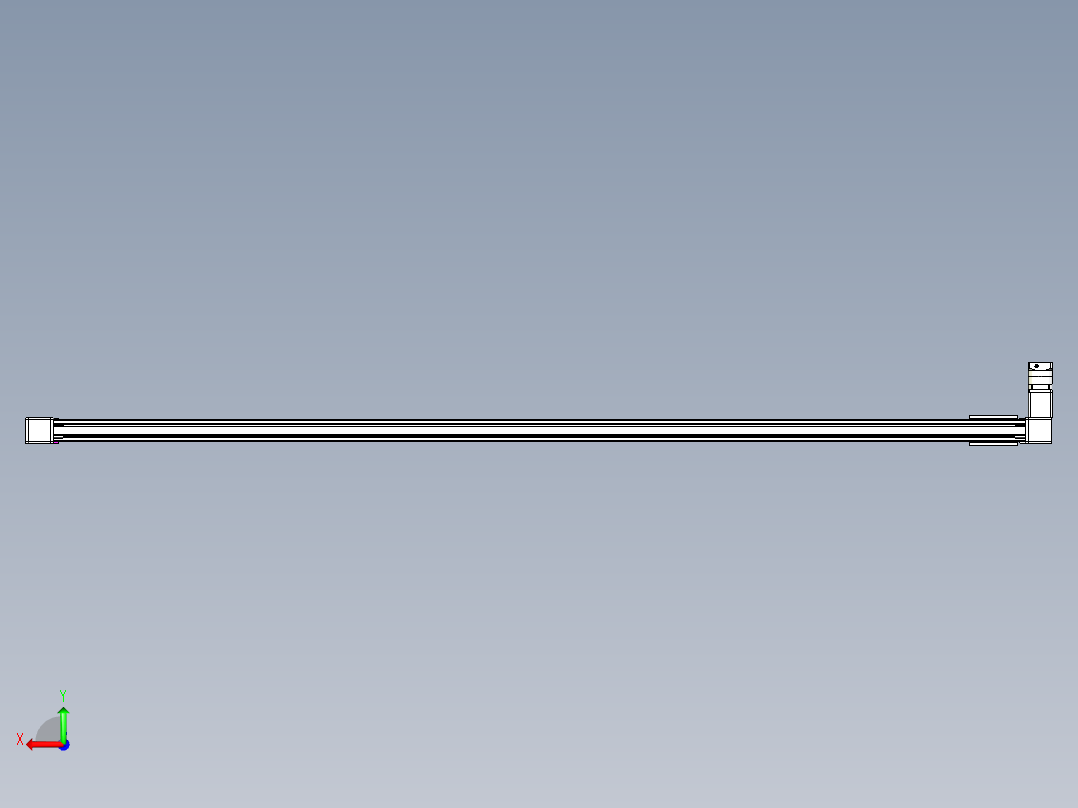 威洛博LB.GB同步带传动--欧规系列GB8-L192-S3400-BR-P75-K后视图