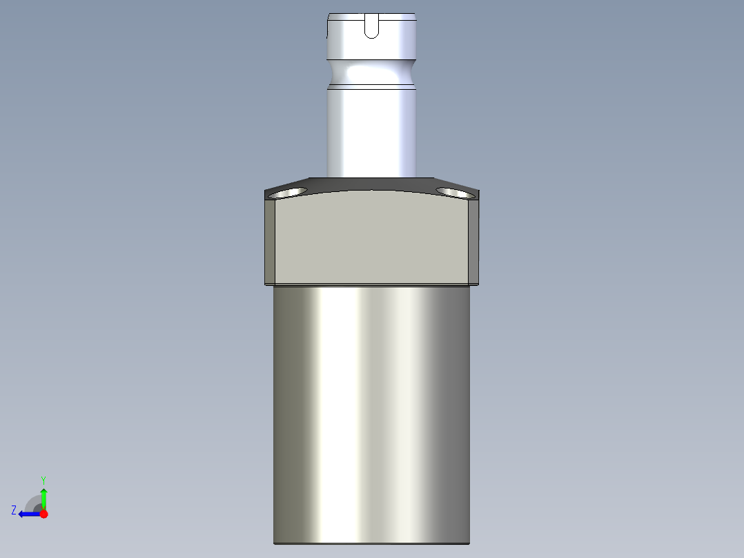 KOSMEKLHS0550-GL-F多系列多零件图纸模型右视图