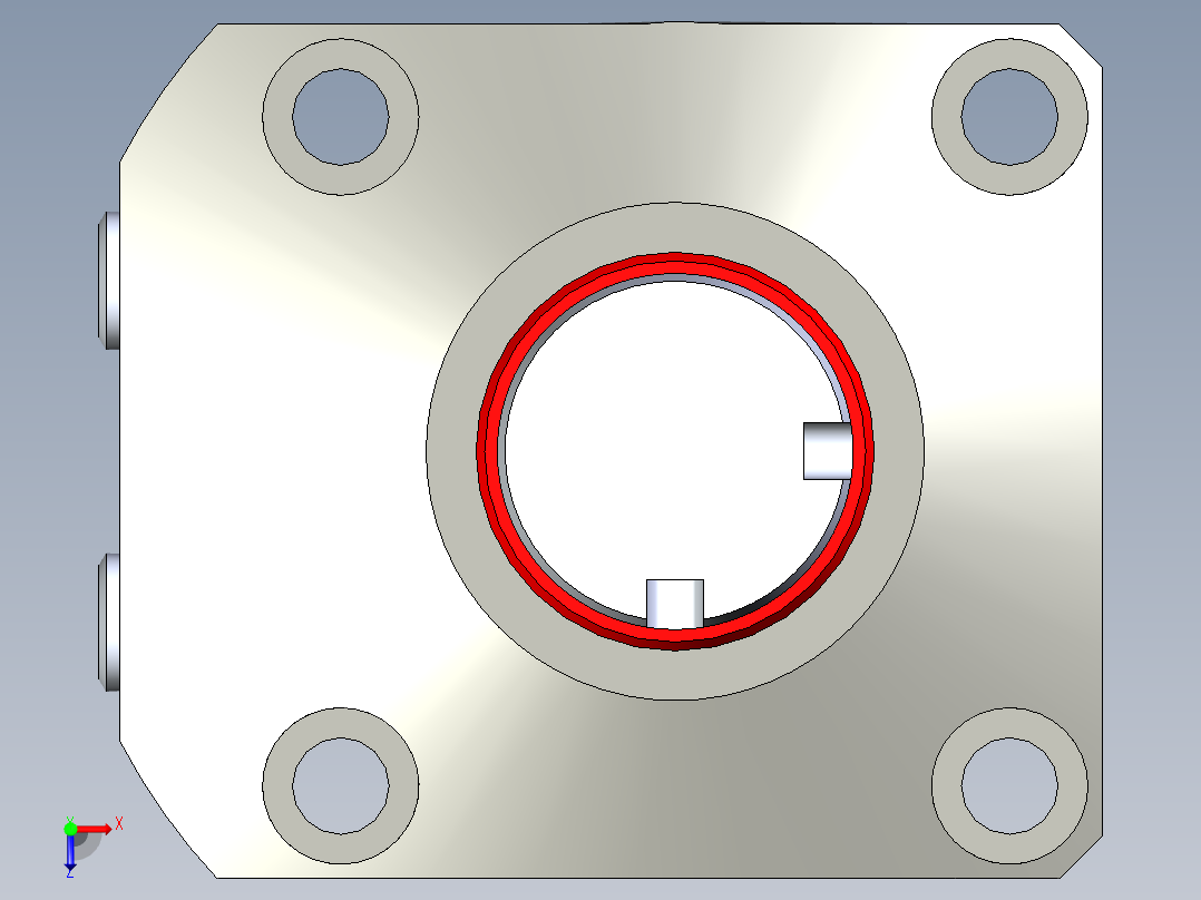 KOSMEKLHS0550-GL-F多系列多零件图纸模型俯视图
